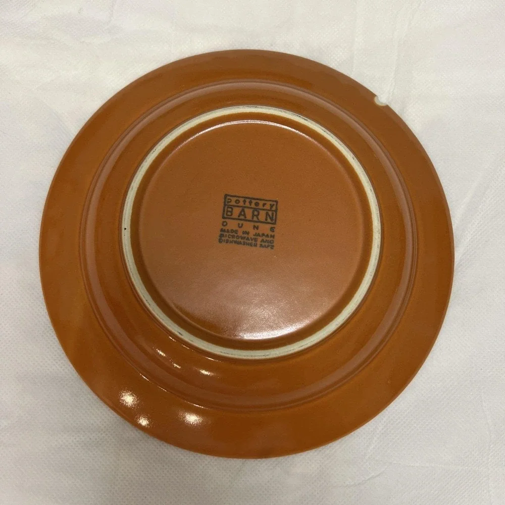 Vtg Pottery Barn Dune Persimmon Bowls 4 Retro MCM Boho Replacement